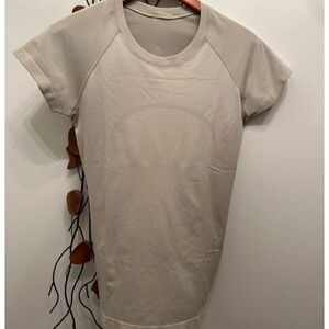 Lululemon Swiftly Tech Short Sleeve Shirt Mojave Tan color